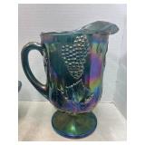 Carnival Glass Pitcher heavy