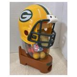 Green Bay Packers Football Gumball Dispenser