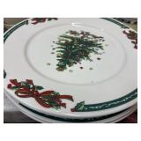 Christmas Village Plates 4