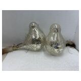 2 Glass Ornaments