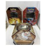 Empty Pokemon Tins