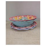 Pioneer woman melamine bowls and plates