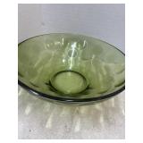Green Glass Bowl