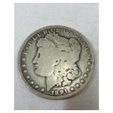 US Morgan Dollar 1891