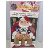Sealed Pack of Green Bay Packers Christmas Cards