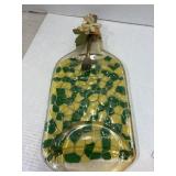 Glass Melted Bottle Decor