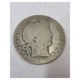 1895 worn Barber Half Dollar
