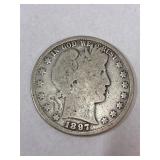 1897 Barber Half Dollar