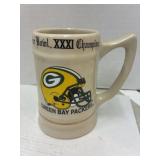 Green Bay Packers XXXI Champions Stein