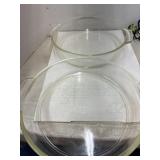 2 Pyrex Glass Pans