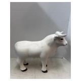 Ceramic Bull Piggy Bank Has Chip