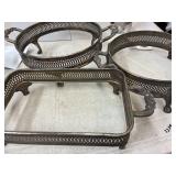 Silverplate Casserole Dish Holders