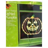 Lighted Pumpkin