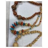 Costume Jewelry Wood Necklaces