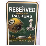 Green Bay Packers Reserved 20011 Sign