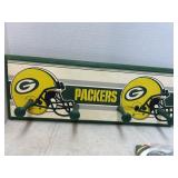 Green Bay Packers Wood Coat Rack