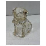 Glass Dog Figure