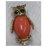 Owl Pin Brooch
