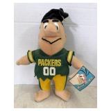 Vintage Green Bay Packers Fred Flintstone Plush