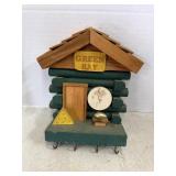 Wooden Green Bay Packers Key Rack
