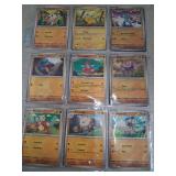 Sheet of Pokï¿½mon cards
