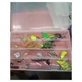Buzz bait box with baits