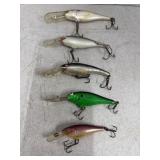 Lot Of Rapala Shad Raps Fishing Lures