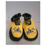 Toddler size medium packer slippers