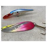 Rapala deep runner 9 and large spoon