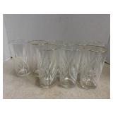 Lot Of Grain Glass Cups 8