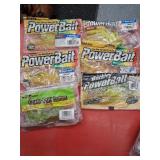 Lot of power bait plastics