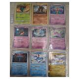 Sheet of Pokï¿½mon cards