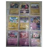 Sheet of Pokï¿½mon cards