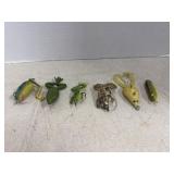 Lot Of Plastic Frog Fishing Lures