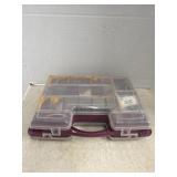 Tackle Box With Hooks Split Shot Ect