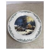 2001 Currier And Ives Collectors Plate