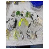 10 spinner and buzz baits