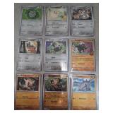 Sheet of Pokï¿½mon cards
