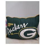 Packer throw pillow