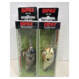 Rapala Diving Crank Bait Fishing Lures NIP