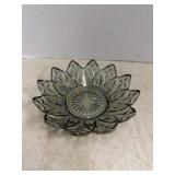 Vintage Carnival Glass Iridescent Trinket Dish