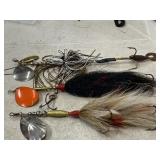 3 large musky spinners