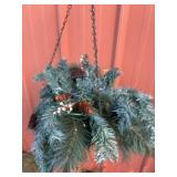 Nice Hanging Decorative Faux Christmas Plant