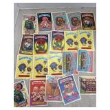 20 Garbage Pail Kids Sticker Cards