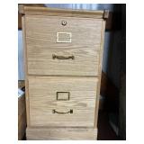 Wood File Cabinet