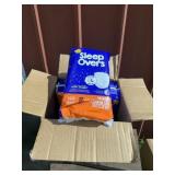 4 Packs Of Sleep Overs Sz LG/XL Diapers T2 #A