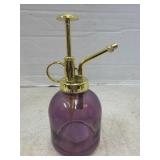 Purple Glass Misting Bottle
