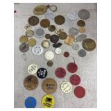 Various Vintage Tokens and More