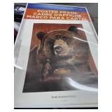 Poster Board with a Bear Poster