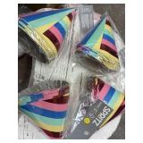 4 Packs of 10 Party Hats